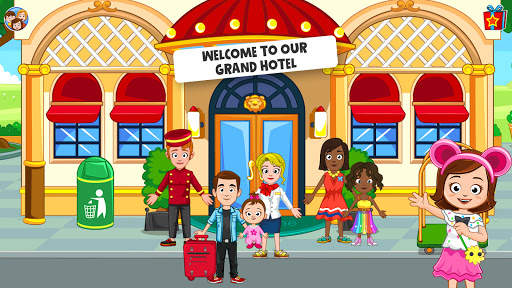 My Town Hotel Games for kids screenshot 7
