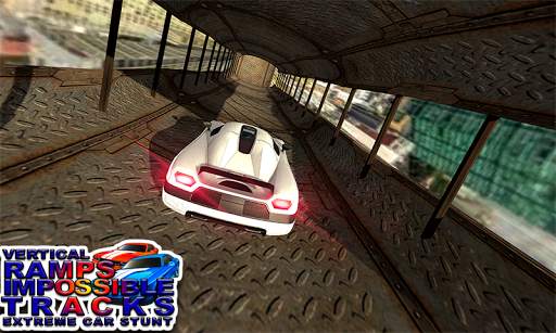 Vertical Ramps Impossible Tracks Extreme Car Stunt स्क्रीनशॉट 6
