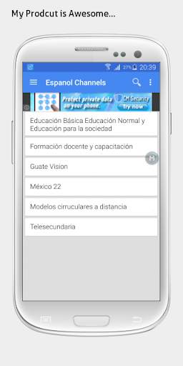 Mexico TV sat info screenshot 3
