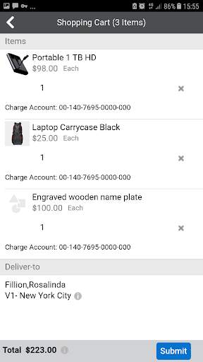Oracle Fusion Self Service Procurement Mobile screenshot 8