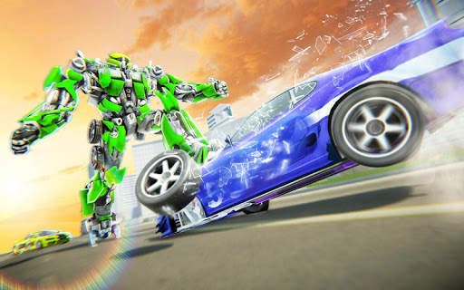 Flying Robot Hero Vegas Crime City Gangster स्क्रीनशॉट 4