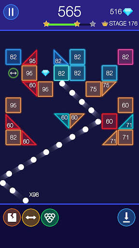 Bricks Breaker - Glow Balls screenshot 8
