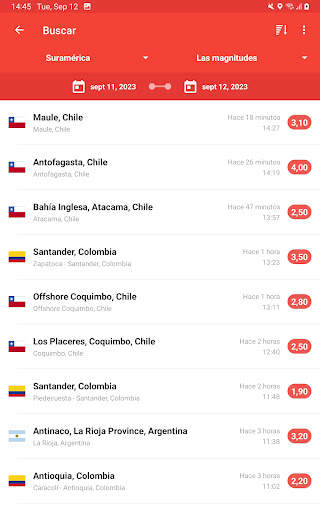 Mis Alertas de Terremotos screenshot 7