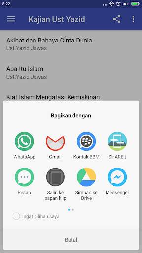 Kajian Full Offline Ustad Yazid screenshot 3