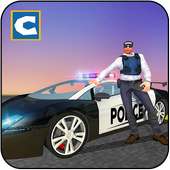 Police Car Driver City Chase Simulator