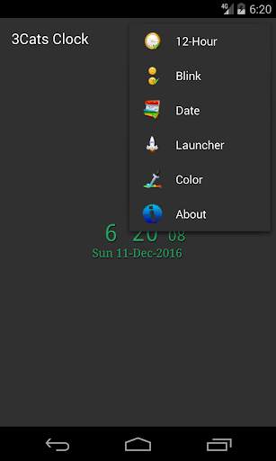 3Cats Clock Widget   Seconds скриншот 3