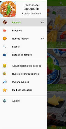 Recetas de espaguetis screenshot 2