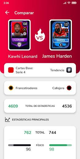 Card Backpack for NBA Live Mobile screenshot 3