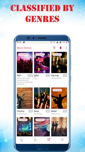 Music Trends: Music Video Player in floating 3 تصوير الشاشة