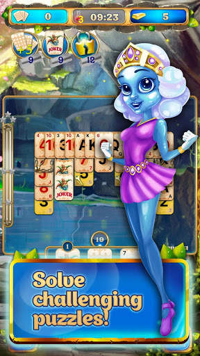 Solitaire pyramid card game for training brain screenshot 3