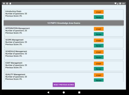 2021 PMP® Exam Simulator PMBOK® 6th Edition screenshot 10