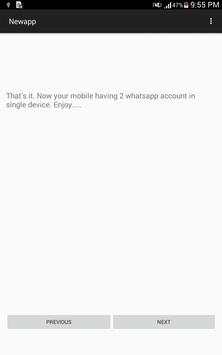 Dual Whatsapp in one phon screenshot 4