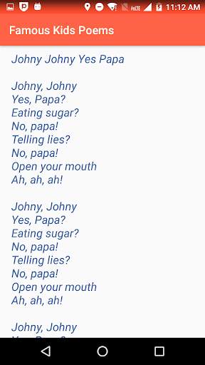 Famous kids poem screenshot 2