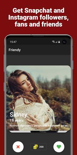 Friendy for Snap and TikTok screenshot 1
