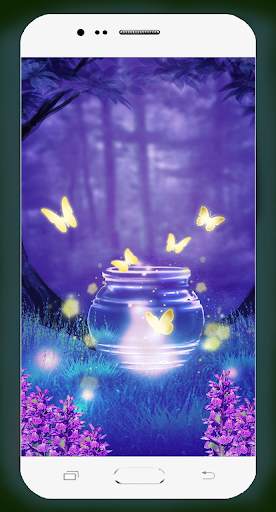 Neon Butterfly Wallpaper screenshot 4