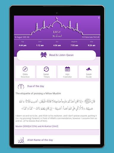 Easy Islam - Al Quran ; Prayer Times screenshot 24