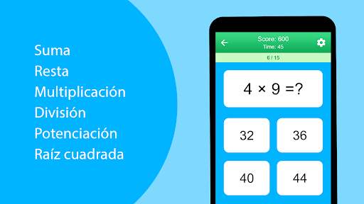 Juegos de Matemáticas screenshot 2