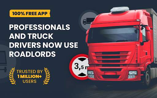 RoadLords - Free Truck GPS Navigation screenshot 1