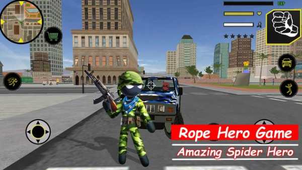 Rope Hero Game скриншот 3