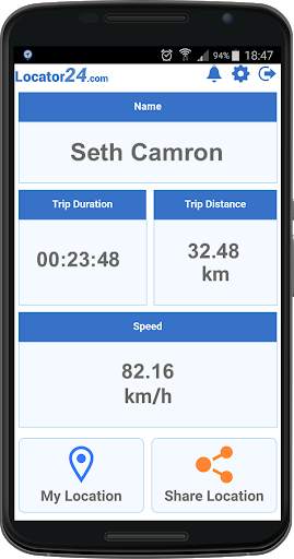 Locator24 - Share Your Route screenshot 1