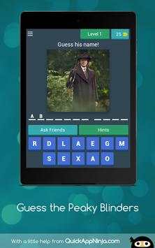 Guess the Peaky Blinders screenshot 8