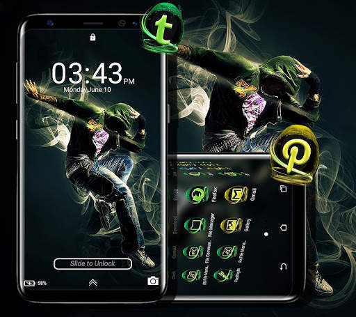 Hip Hop Dance Launcher Theme screenshot 4