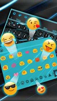 Tech Schwarz Blau Tastatur screenshot 2