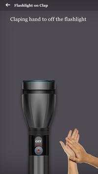 Flashlight on Clap screenshot 4