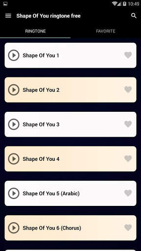 shape of you ringtone free screenshot 2