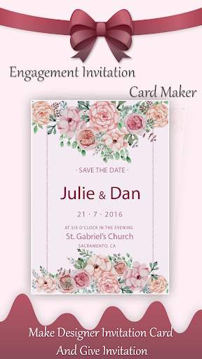 Engagement Invitation Card Maker screenshot 4