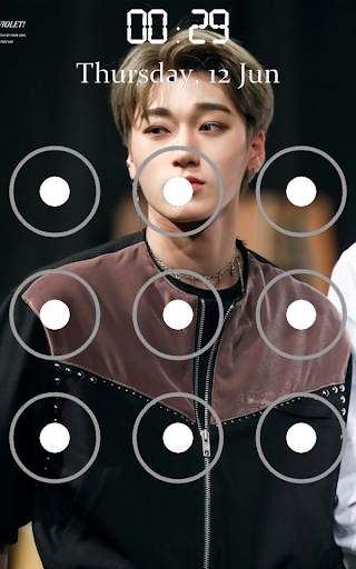 San Ateez Pattern Lock Screen screenshot 1
