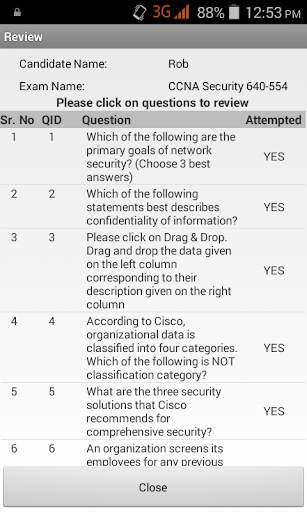 CCNA Security Exam Sim screenshot 6