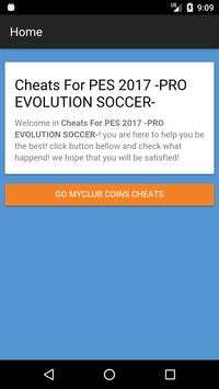 Cheats For PES 2017 Pro Evolution Soccer screenshot 1