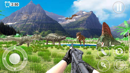 Wild Dinosaur Hunting Survival World screenshot 1