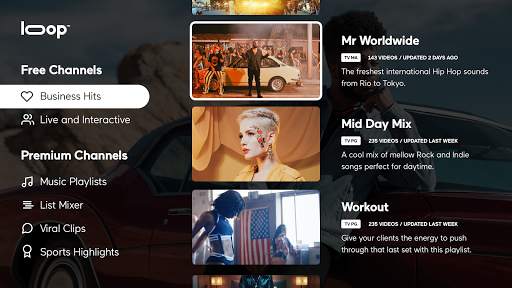 Loop — Music Videos for Business screenshot 1