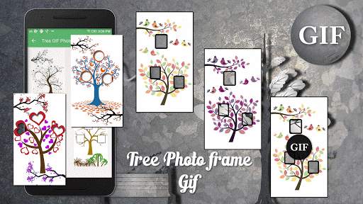 Tree Collage GIF Photo Frame Editor 1 تصوير الشاشة