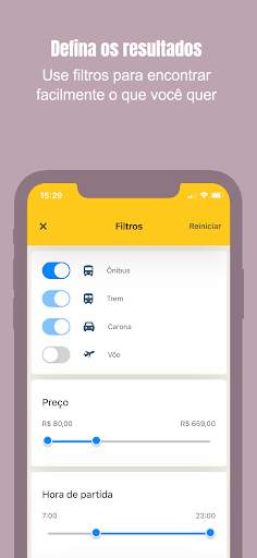 CheckMyBus: Busca e compara passagens de ônibus screenshot 4