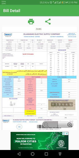 Electricity Bill Viewer App screenshot 2