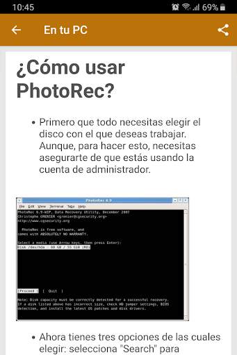 Cómo Recuperar Fotos, Vídeos y Archivos Borrados screenshot 13
