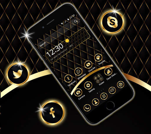 Luxury Black Leather Theme screenshot 4
