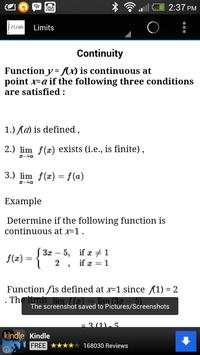 Calculus To Go screenshot 2