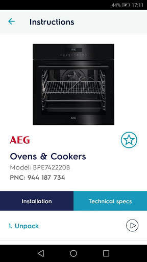 Electrolux Installer app screenshot 3