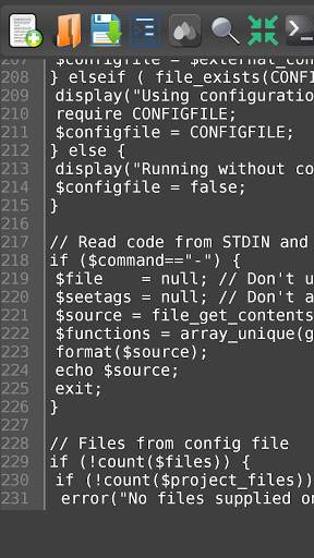 APhpEditor ( Android PHP IDE t screenshot 6