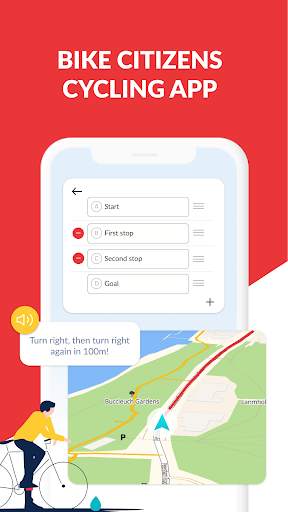 Bike Citizens Cycling App GPS screenshot 1