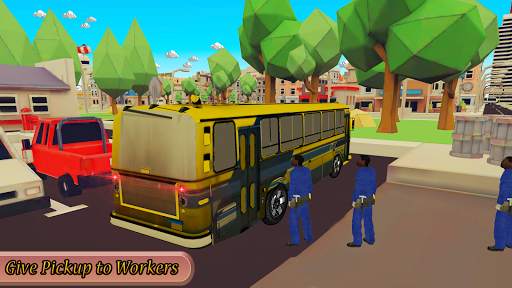 City Toon Bus Driving Game 2019 - bus simulator screenshot 5