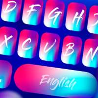 Abstract Gradient Keyboard Theme logo