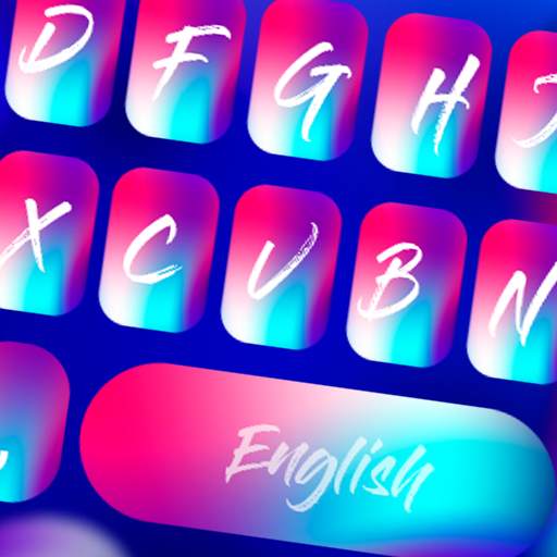 Abstract Gradient Keyboard Theme 