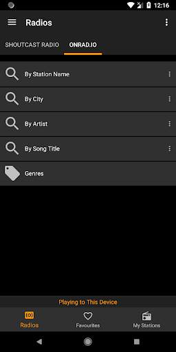 Raydio - Internet Radio Player screenshot 4