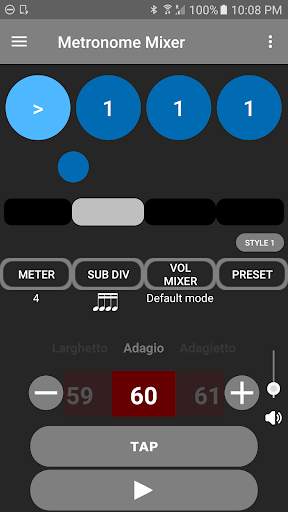 Metronome Mixer скриншот 1
