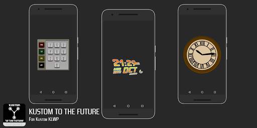 Kustom to the Future for KLWP screenshot 2